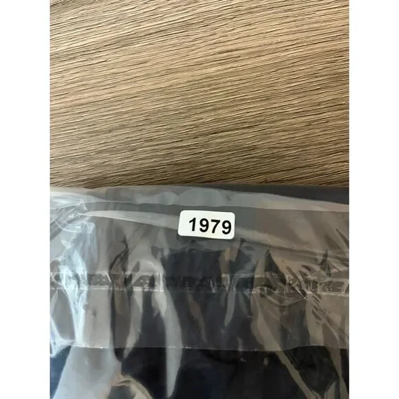 Vtg 80's Nike Sweatpants Tapered Leg Pockets Black Men's L Drawstring - Picture 13 of 13